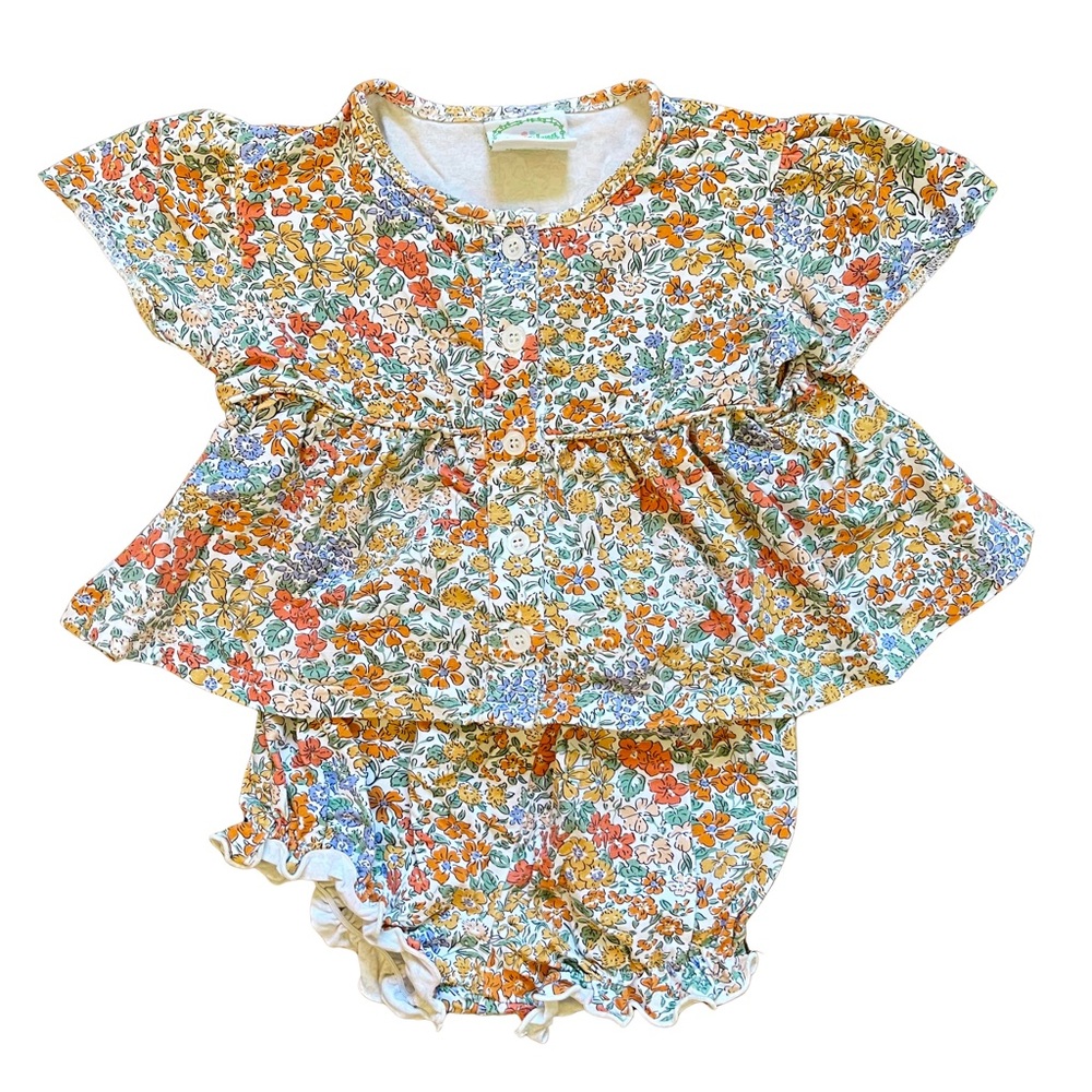 Grace & James Harper Floral Diaper Set
